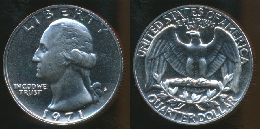 United States 1971 S Quarter Dollar Washington Proof united-states-1971-s-quarter-dollar-washington-proof