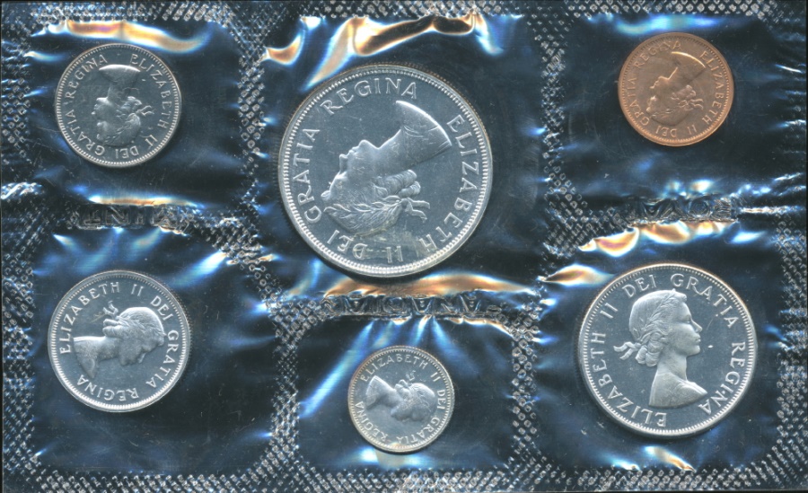 Canada 1964 UNC Proof Like Silver Fifty Cent Piece!!