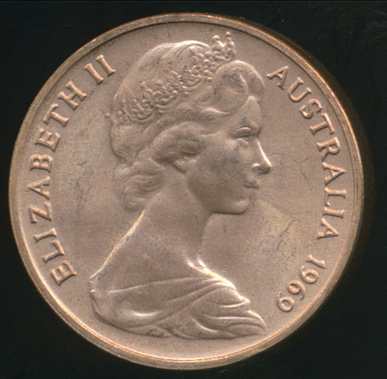 Australia, 1969 1 Cent, Elizabeth II Uncirculated