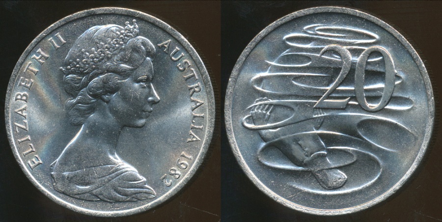 australia-1982-20-cents-elizabeth-ii-uncirculated