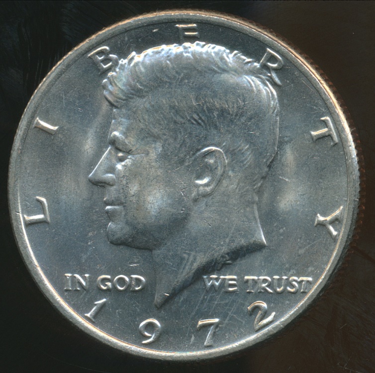 United States, 1972 Half Dollar, Kennedy - Uncirculated