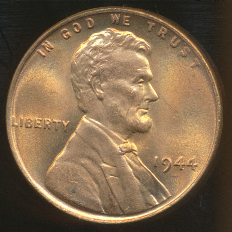 United States 1944 One Cent Lincoln Wheat Uncirculated