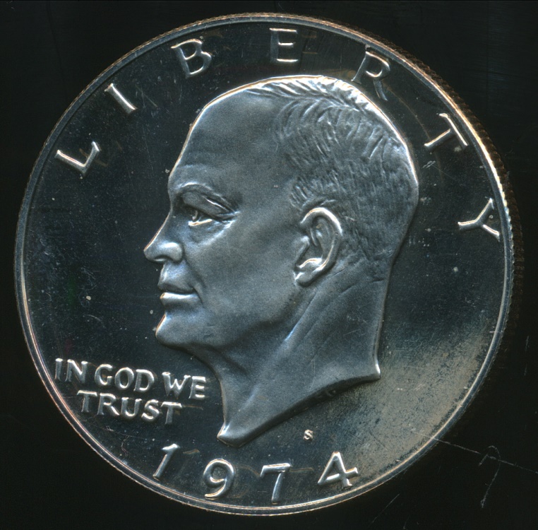 1972 eisenhower proof dollar value