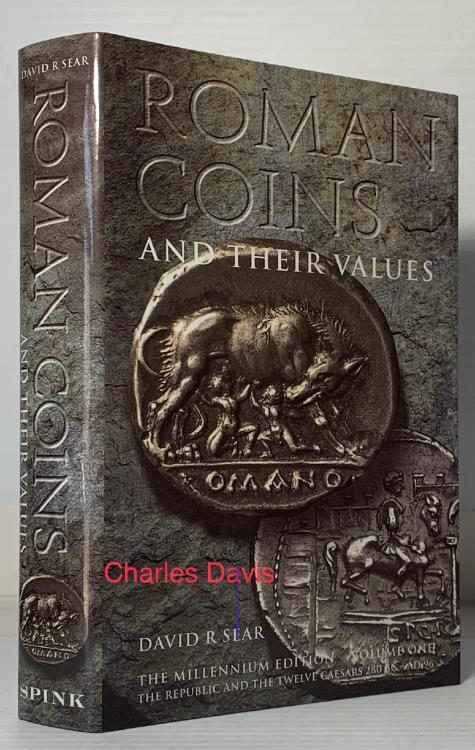 Ancient Coins - Sear: Roman Coins & Their Values. Volume 1.    The Republic and the 12 Caesars 280BC-AD96