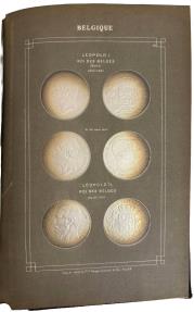 World Coins - Lehr: Les Ecus de Cinq Francs. Metallic Foil Plates