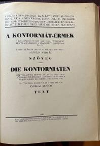 Ancient Coins - Alfoldi: Die Kontorniaten