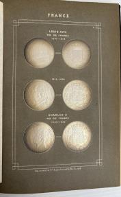 World Coins - Lehr: Les Ecus de Cinq Francs. Metallic Foil Plates