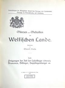 World Coins - Fiala: Sammlungen Sr. Königklichen Hoheit Des Herzogs von Cumberland, 10 Parts