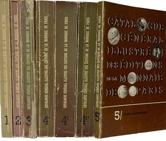 World Coins - Catalogue of Issues of the French Mint, 7 Volumes