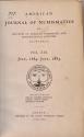 Us Coins - American Journal of Numismatics Volumes XIX-XX