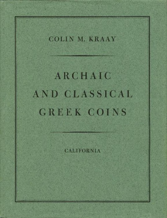 Ancient Coins - Kraay: Archaic and Classical Greek Coins