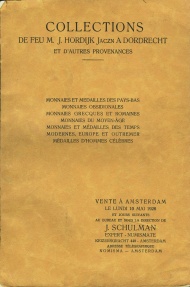 World Coins - Schulman. Collections de Feu Hirdijk, Dordrecht et al