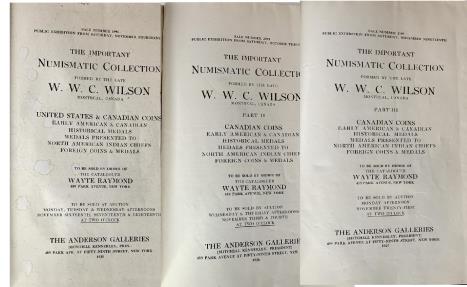 World Coins - W. W. C. Wilson Sales. Parts 1-2-3