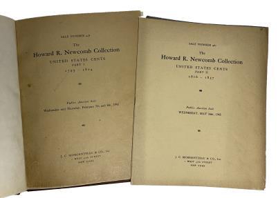 US Coins - Raymond & Mcallister: The Howard R. Newcomb Collection. Both Parts
