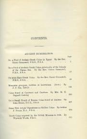 Ancient Coins - Royal Numismatic Society: The Numismatic Chronicle, Third Series, Volume X, 1890