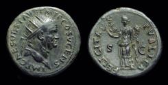 Ancient Coins - VESPASIAN, AD 69-79. Æ Dupondius (10.92g).