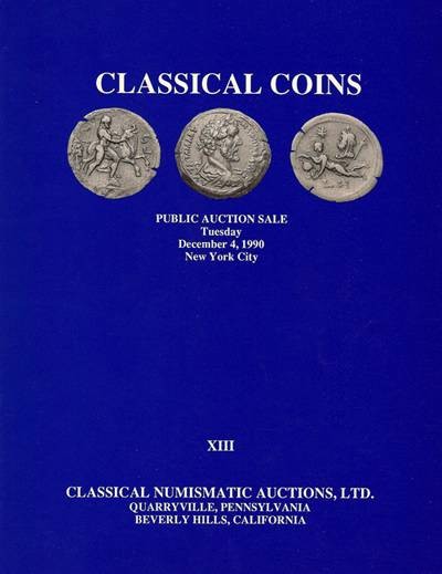 Ancient Coins - CNG XIII Auction, 4 December 1990, Wetterstrom collection II