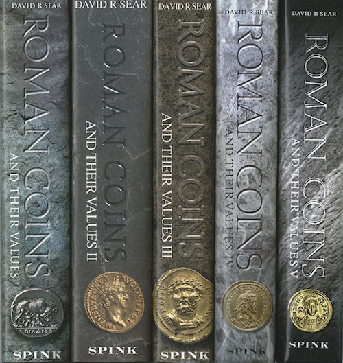 Sear, David R. Roman Coins & their Values I-V (complete set).