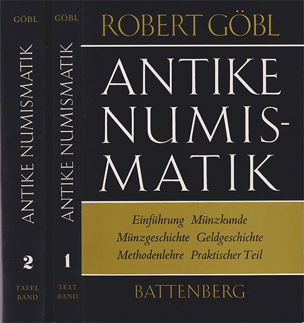 Göbl, Robert. Antike Numismatik (2 volumes complete). Ancient Coin Books
