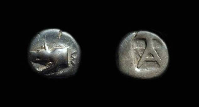 Ancient Coins - ARGOLIS, Argos. AR Triobol (2.88g), c. 450-420 BC. 