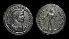 Ancient Coins - GALERIUS as Caesar: AD 293-305. Æ Follis (10.26g). London mint. Ex: Rauceby Hoard