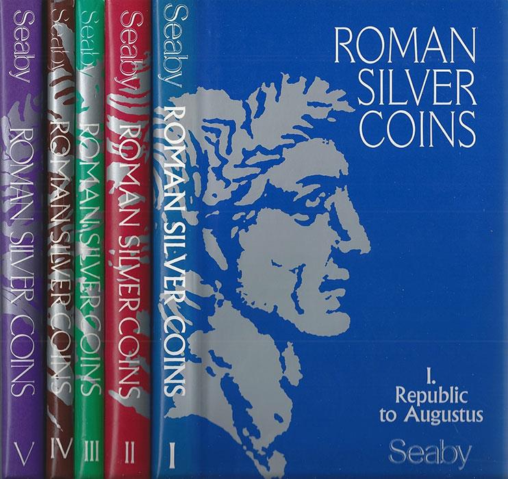 RSC. Roman Silver Coins 1-V (complete set). | Ancient Coin Books