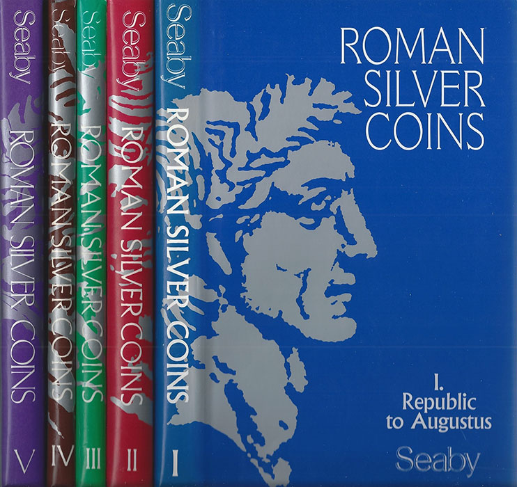 RSC. Roman Silver Coins 1-V (complete set). | Ancient Coin Books