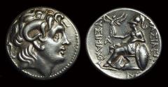 Ancient Coins - THRACE, Kings of. Lysimachos, 323-281 BC. AR Tetradrachm (16.87g).