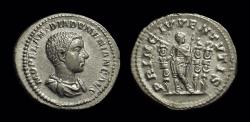 Ancient Coins - DIADUMENIAN as Caesar: AD 217-218. AR Denarius (3.25g).
