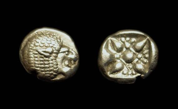 Ancient Coins - IONIA, Miletos. AR Twelfth Stater (1.16g), c. 550-500 BC. 