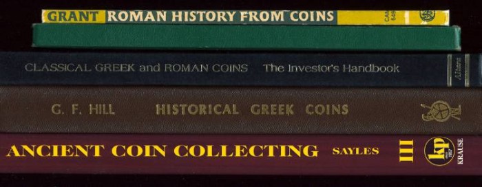 Ancient Coins - Lot of 5 books: Intro to Greek & Roman. 