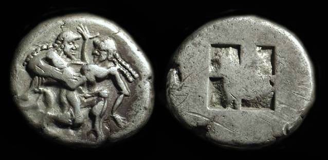 Ancient Coins - THRACE, Islands off. Thasos. AR Stater (9.06g), c. 510-465 BC. 
