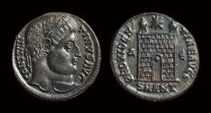 Ancient Coins - CONSTANTINE I, AD 307-337. Æ Follis (3.60g). Antioch mint.