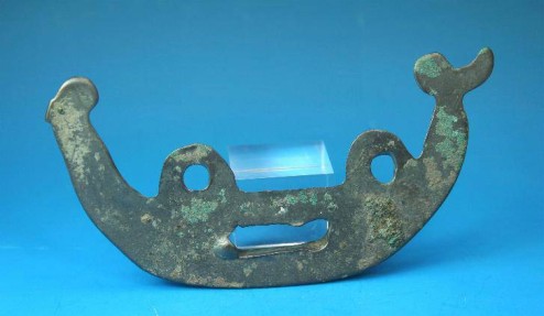 Ancient Coins - Bronze-age horse bridle cheek piece. 