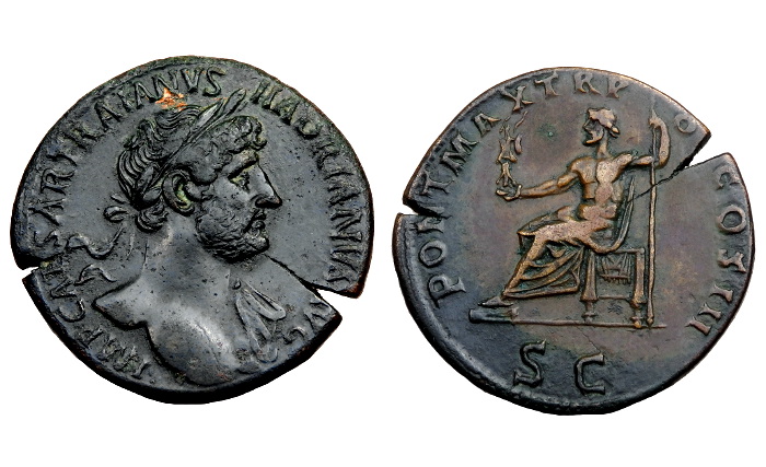 Hadrian Ae Sestertius | Roman Imperial Coins