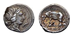 Ancient Coins - Q. Caecilius Metellus Pius Ar Denarius