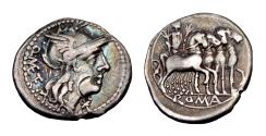 Ancient Coins - Q. Caecilius Metellus Ar Denarius