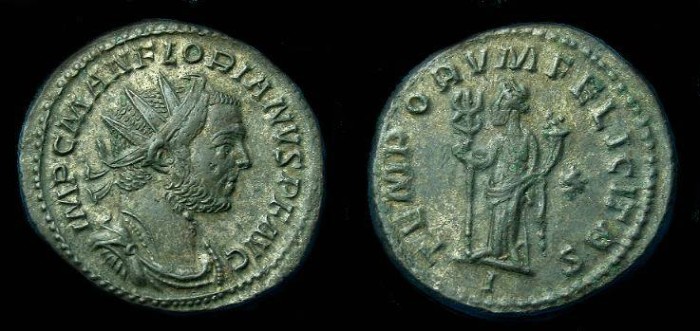 Ancient Coins - Florianus.  Ae ant.  C.276 AD.  SCARCE.