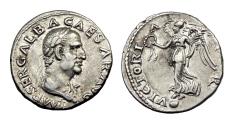 Ancient Coins - Galba Ar Denarius. Fine Detail