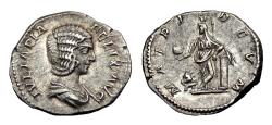 Ancient Coins - Julia Domna Ar Denarius
