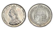World Coins - Victoria Ar Shilling