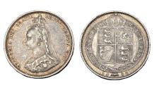 World Coins - Victoria Ar Shilling