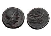 Ancient Coins - Anonymous Republic Ae Quartuncia