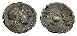 Ancient Coins - Cn. Cornelius Lentulus Ar Denarius