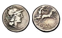 Ancient Coins - Anonymous Ar Denarius