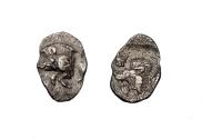 Ancient Coins - Mysia Kyzikos Ar Hemiobol