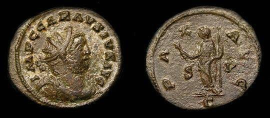 Ancient Coins - Carausius.  Ae ant.  287-293 AD.  Scarce.