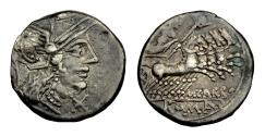 Ancient Coins - Marcius Papirius Carbo Ar Denarius