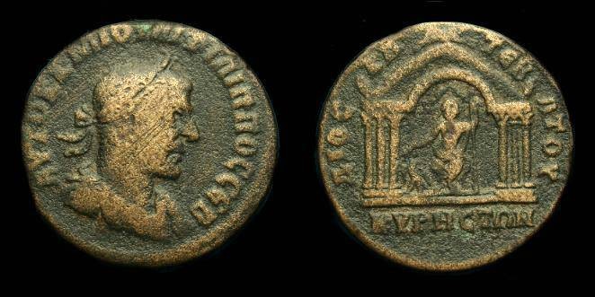 Ancient Coins - Philip I.  Ae 29.  Syria.  Cyrrhestica Cyrrhus.  244-249 AD.