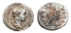 Ancient Coins - Severus Alexander Ar Denarius
